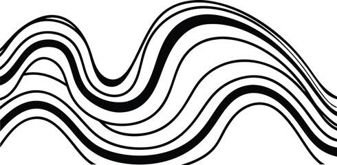 Gradient Fluid Waves Abstract Vector Background