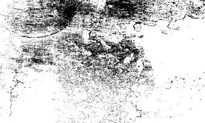 Abstract grunge texture with distressed overlay and scattered speckles, isolated on transparent background