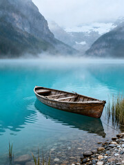 boat on the lake