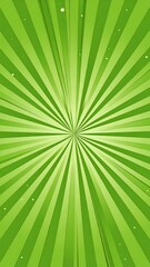 Fototapeta premium Radiant green radial lines