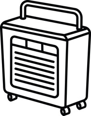Portable Air Cooler Transparent Background