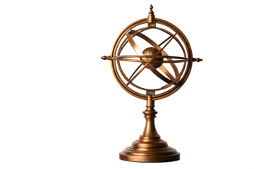 Vintage printing press machine on a rustic wooden platform, an antique piece of equipment isolated on a clean white background, showcasing historical craftsmanship