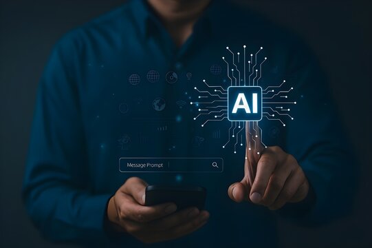 Software update and system upgrade concept with digital progress interface for security, maintenance, and technology performance

