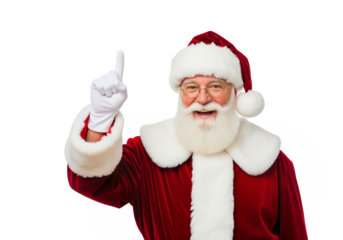 Santa Claus character for brand ambassador programs and corporate holiday greetings used by companies for client engagement and employee motivation materials