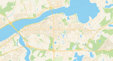Obraz premium Satellite view of agricultural fields showing varying crops and patterns under daylight conditions