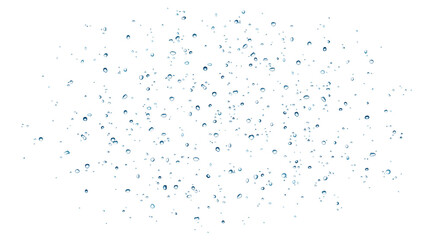 Realistic ice particles splash.