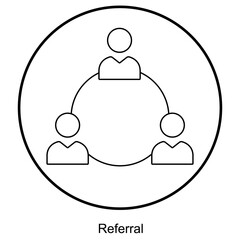 Referral icon, Referral Program, Referral Bonus, Referral Link, Referral Code, Referral Reward