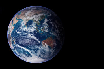 Planet Earth from space. Elements of this image furnished by NASA