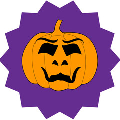 Halloween Pumpkin Face