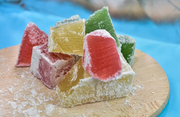 pieces of turkish delight ,