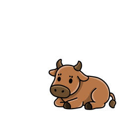 Cow animal illustration 