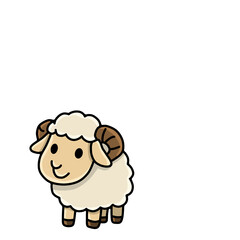 Sheep animal illustration 