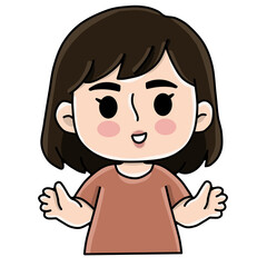 Little girl character