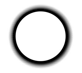 A circular pixel design in an abstract style, perfect for digital art and modern creative projects.