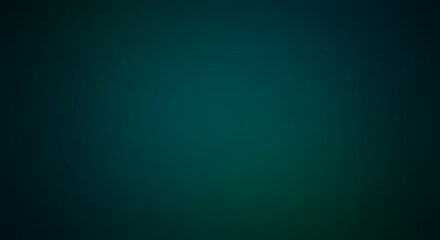 Obraz premium Abstract dark teal and green gradient background with subtle texture and soft light