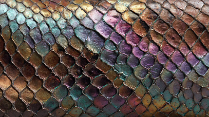 Python leather texture for luxury fashion and exotic material design