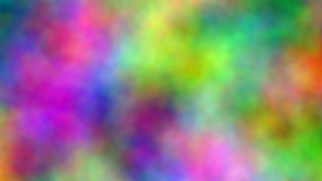 Simplex noise background (Perlin noise) as endless loop, fractal noise (5 octaves), RGB, wavering clouds