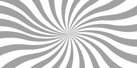 Black and white abstract vector background pattern with sunburst rays for a vintage grunge design texture and retro illustration art