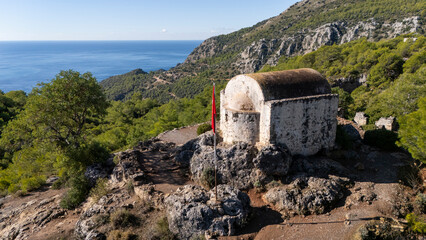 Abandoned Greek Village Kayakoy in Fethiye, Turkey