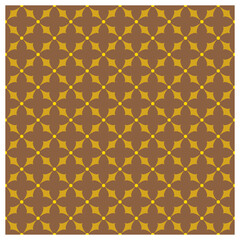 Quatrefoil Brown Pattern