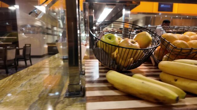 Walking Past the Fruit Section at a Luxury Buffet