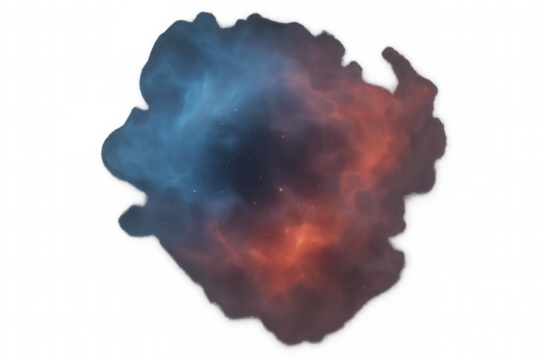 Cosmic nebula forming in deep space, glowing gas clouds and stars, abstract astronomy background