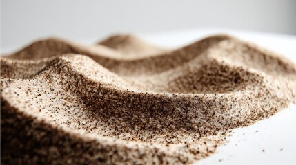 Textured sands in natural tones creating rugged landscape appearance