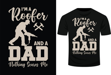 Roofer Dad Funny Roofing Novelty Svg Design