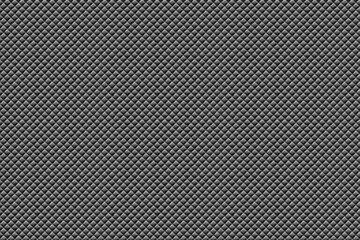 Obraz premium Luxury close-up of black fabric with a classic diamond quilted pattern. This textured material is perfect for upholstery, fashion, and sophisticated backgrounds.