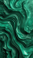 Fototapeta premium Abstract Marble Green Swirls: Fluid Art Textures for Modern Aesthetics and Home Decor