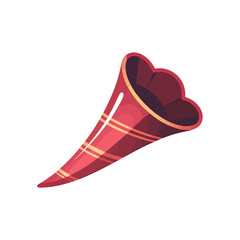 Party horn icon vector on White Background ,Vector Art Illustration on white background.