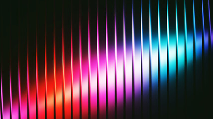 Colorful abstract background with vertical lines and gradient light