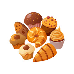 vector illustration of bread