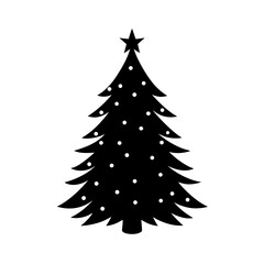 christmas tree vector illustration