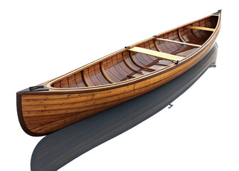 canoe on a isolated transparent background