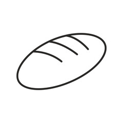 Bread icon. Bakery symbol modern, simple, vector, icon for website design, mobile app, ui. Vector Illustration