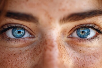 Close-up portrait of a beautiful woman