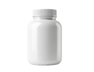 Blank white plastic pill bottle (6)