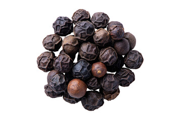 Obraz premium Close-up cluster of black peppercorns