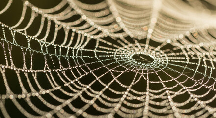 Spiderweb in Morning