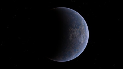 惑星　3DCGレンダリング