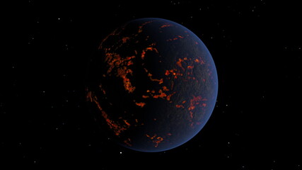 惑星　3DCGレンダリング