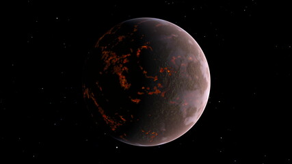 惑星　3DCGレンダリング