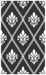 Modern Geometric Floral Tile | Black & White Seamless Pattern with Organic Flowing Shapes for Wallpaper, Prints & Fashion
Stylish Floral Line Art Pattern | Minimalist Decorative Design with Abstract P