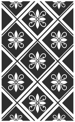 Modern Geometric Floral Tile | Black & White Seamless Pattern with Organic Flowing Shapes for Wallpaper, Prints & Fashion
Stylish Floral Line Art Pattern | Minimalist Decorative Design with Abstract P