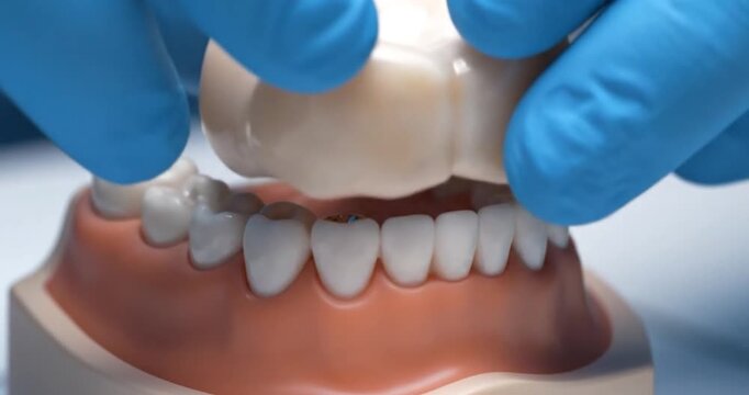 Anterior Dental Implant Placement. Modern restorative dentistry.