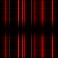 Abstract glowing red laser lines forming a grid. Futuristic cyber background for hacking, firewall, and high-tech interface concepts