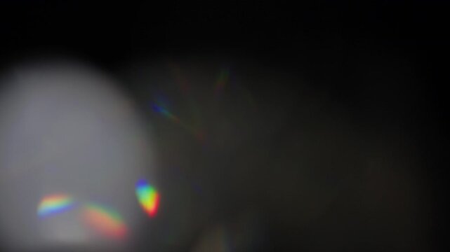 Real Light Leaks Transitions Comes Form A Glass Prism Overlay Abstract Effect