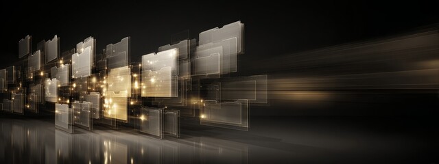 document Management System DMS Folder, File data management or data transfer backup technology.