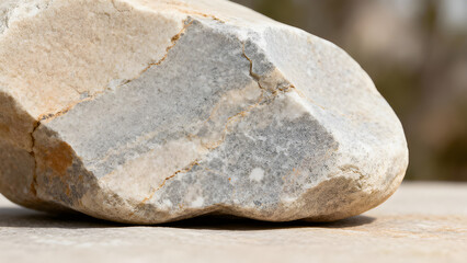 Natural Stone on Flat Surface